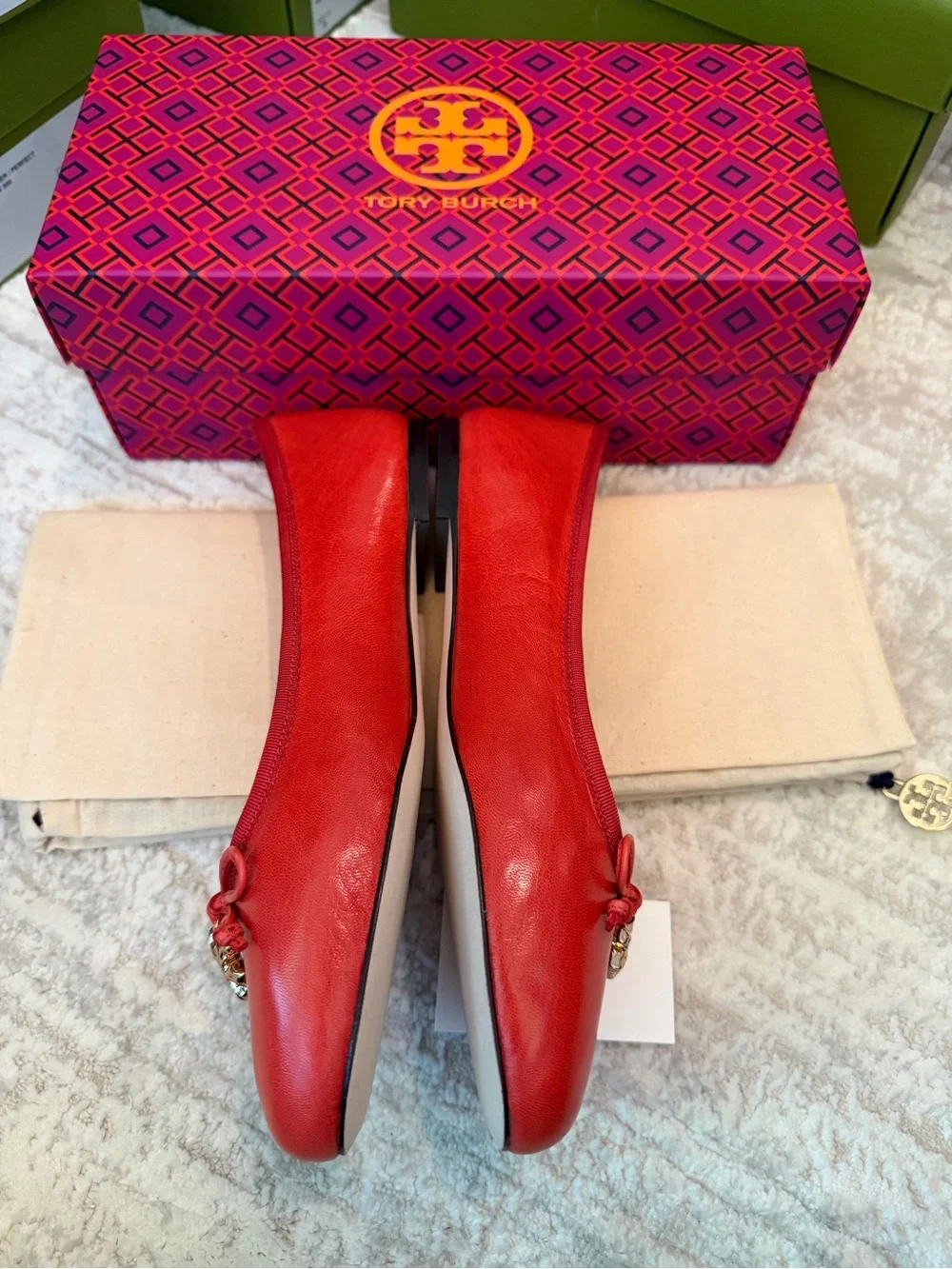 Tory Burch Ballet Flats with Tory Charm